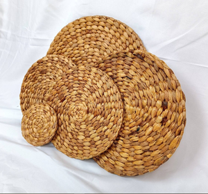 Grossiste Ensemble 6 sous-verres en jacinthe d'eau pour décoration de table pour la cuisine - Product Image 6