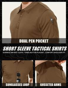 Camisas Casuales para Hombre de Alta Calidad a Precio de Fábrica OEM, Tejidas, de Secado Rápido, Transpirables, con Impresión Digital, Personalizadas al por Mayor - Product Image 5