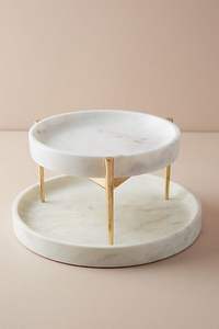 Meilleur vendeur de présentoir à gâteaux en marbre pour la présentation de desserts lors de mariages, de fêtes, de boulangeries et d'événements spéciaux - Product Image 4