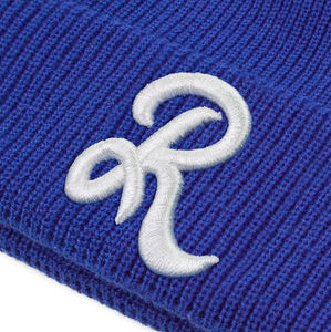 Gorros Clásicos de Punto Corto con Puño para Hombre y Mujer, Gorros de Estilo Beanie con Bordado 3D para Pesca al Aire Libre en Invierno - Product Image 5