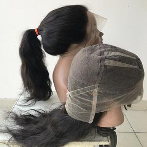 Cheveux humains vierges péruviens à cuticule alignée, dentelle transparente et dentelle HD, perruque pleine dentelle ondulée noire naturelle pour femmes noires vendeurs - Product Image 2