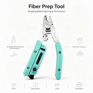 <span class=keywords><strong>Module</strong></span> de lumière rouge et verte, Pince à <span class=keywords><strong>fibre</strong></span> <span class=keywords><strong>optique</strong></span> six ports, Outil de dénudage de <span class=keywords><strong>fibre</strong></span> <span class=keywords><strong>optique</strong></span>, Accessoire de nettoyage pour travaux de maintenance et de raccordement - Product Image 4