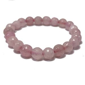 <b>Bracelet</b> Rose Quartz Faceted Round Bead <b>Bracelet</b> Gemstone Healing Fashion Jewelry <b>Men</b> and Women Gift Energy Meditation - Product Image 6