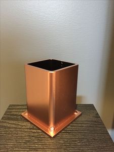 Round shaped metal <b>pen</b> <b>holder</b> for functional workspace setup with durable long lasting desk accessory style - Product Image 5