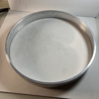 Jam Dinding Besar Berbahan Aluminium, Casing Logam Putar Kustom dengan Lapisan Anodize/Powder Coating, Bersertifikasi ISO9001, Merek Refine Model 1