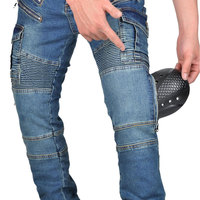 2023 hommes moto pantalon équitation pantalon moto jean Anti-abrasion Touring pantalon avec protecteur tissu extensible toutes les saisons