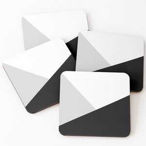 Posavasos de té de alta calidad con esmalte impreso en juego de posavasos de MDF almohadillas y esteras cuadradas de estilo rústico moderno para el té del desayuno en casa - Product Image 1