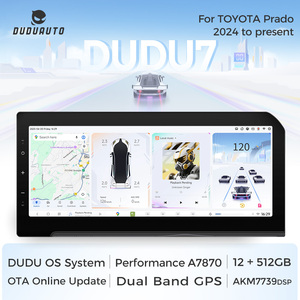 Mekede pour DUDU7 Autoradio Android Car-play DSP OBD2 <span class=keywords><strong>Lecteur</strong></span> multimédia GPS 12,3 pouces pour Prado 2024 - Product Image 1