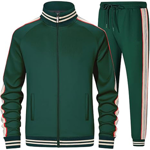 Ensemble de survêtement d'hiver pour homme TBF-098 – Tissu extensible anti-transpiration 100 % coton molletonné, taille élastique, élégant et durable - Product Image 5