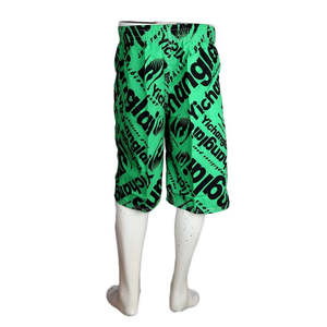 กางเกงชายหาดขาสั้นผู้ชาย - สีเขียว - Product Image 2