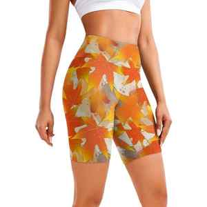 กางเกงขาสั้นสำหรับนักขี่จักรยานโยคะสำหรับผู้หญิงกางเกงขาสั้นผ้าสแปนเด็กซ์สำหรับออกกำลังกายในยิมเอวสูงควบคุมหน้าท้อง - Product Image 6