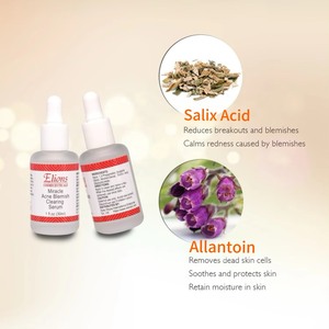 Sérum Visage Anti-Acné à l'Acide Salicylique B.H.A. pour Éliminer les Points Noirs et les Imperfections, Soin Éclaircissant et Réducteur de Pores pour Peaux Grasses - Product Image 3