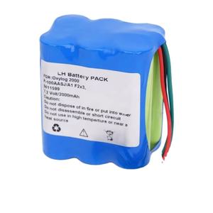 Batterie Microvent <span class=keywords><strong>OXYLOG</strong></span> <span class=keywords><strong>2000</strong></span> pour Dager P-100AASJ/A1, pour unité d'aspiration Ohmeda, Physio Control Life Pak 250, Draeger 7.2v 2000mAh - Product Image 3