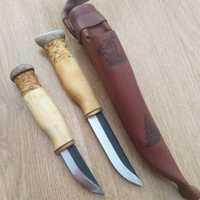 Couteau de chasse et de camping artisanal à lame fixe en acier à haute teneur en carbone 1095, pointe tombante, 9 pouces, avec OEM