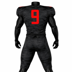 Wholesale Custom American Football Jersey Set Breathable Compression Uniform with <b>Padded</b> <b>Pants</b> OEM Supplier - Product Image 2