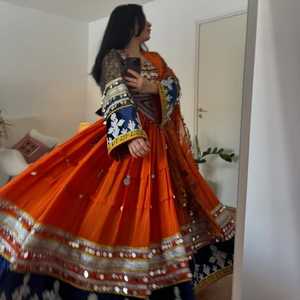 Afghani Vintage Dentelle Brodée à la Main Longueur au Sol Robe A-ligne Femmes Kuchi Confortable Respirant OEM Vente en Gros - Product Image 3