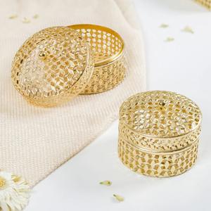 Organisateurs de bijoux en métal avant-gardistes organisateur tendance boîte de rangement coffre au trésor bijoux boîte décorative souvenir cadeau - Product Image 4