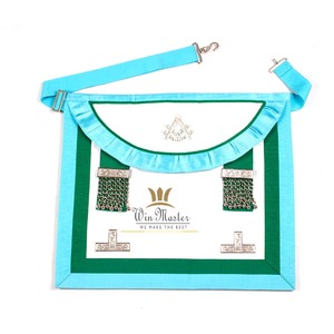 Masonic Regalia Velvet Embroidered Hand Made Aprons Masonic Lodge Officer Aprons - Product Image 3