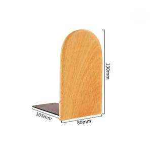 Indian Manufacture Modern Minimalist Wooden Bookend Pair for <b>Shelves</b> <b>Desks</b> and Bookcases Available for Factory Price from India - Product Image 2