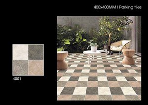 กระเบื้องพอร์ซเลนสำหรับจอดรถกลางแจ้ง400x400มม. กระเบื้องปูพื้นสำหรับงานหนักป้องกันการลื่น - Product Image 6