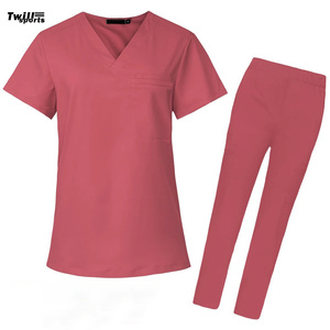 Uniformes Médicos Twillsports de Alta Calidad, Talla XL, Cuello en V, Personalizables OEM, con Tecnología de Detección de Agujas y Fusión sin Costuras - Product Image 1