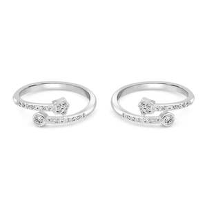 Anillos de Dedo Zarkan de Oro de 18K que Supercalan la Excelencia con Diamantes y Circonitas, Chapados en Oro para Compromiso, Boda y Regalo - Product Image 3