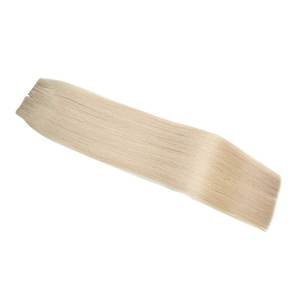 European Remy Human Hair Weft Extensions Straight Ash Blonde #16A Double Drawn Invisible Tape - Product Image 3