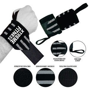 Muñequera Deportiva Unisex Personalizada, Antideslizante, Resistente, con Logotipo de Camuflaje, Correa de Levantamiento de Pesas de Poliéster y Algodón para Powerlifting de Verano - Product Image 3