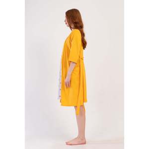 KADIN P.SUPREM CIFT PATLI KISA KOL HAMILE TUNIK+3/4 KOL CEPLI SABAHLIK TAKIM - ฮาร์ดาล - ฮาร์ดาล - Product Image 2