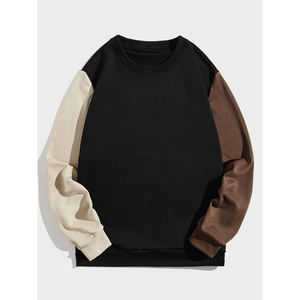 เสื้อสเวตเชิ้ตผู้ชายคุณภาพสูง ดีไซน์ใหม่ สวมใส่สบาย ผลิตจากผ้าฝ้ายฟลีซหลากสี - Product Image 3