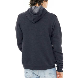 Bella + Canvas Adultos Unisex Sudadera con capucha (Gris oscuro)-UTPC3874 Bella Canvas 3739 Unisex Poly-Cotton Fleece 9602 Sudadera con capucha - Product Image 2