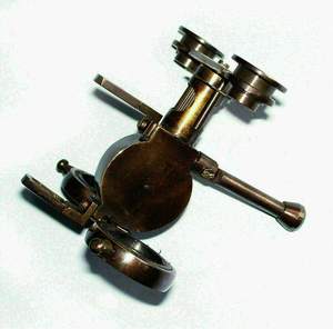 Binoculaires en laiton Antique, style marin, Vintage, 1917 - Product Image 3