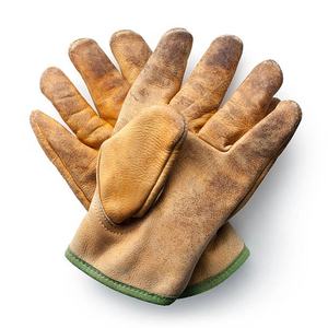 Gants de travail d'hiver robustes de haute qualité pour conducteurs, en cuir de vachette pleine fleur, gants de sécurité pour la construction, gants de haute qualité - Product Image 1