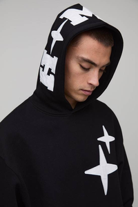 Ensemble de survêtement deux pièces pour homme, sweat-shirt et pantalon de survêtement décontracté de haute qualité, logo personnalisé, tissu épais - Product Image 3