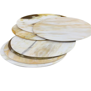 Juego de posavasos de cuerno Natural para cocina, juego de posavasos de cuerno Natural de la mejor calidad, de INDART - Product Image 1