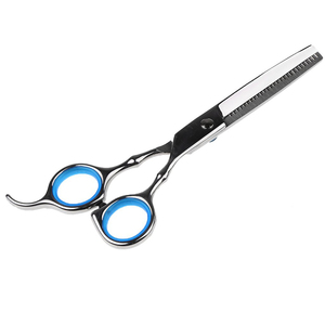 Tijeras para Adelgazar el Cabello, Rectas, Afiladas, de Acero Inoxidable, Diseño Ergonómico, Agarre Cómodo, Manejo Equilibrado, para Peluquería - Product Image 2