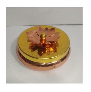 Candelabro de decoración de mesa de lujo con acento, iluminación navideña con acabado de Metal dorado y decoración del hogar - Product Image 1