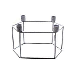 Handmade <b>Bulk</b> Iron Metal Advent <b>Candle</b> Holder Matt Silver PC Hot Sale for Home Christmas Party Lighting Decoration Other <b>Candle</b> - Product Image 2