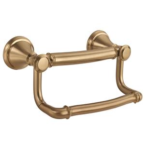 Porte-rouleau de papier toilette de style nouveau, montage mural, acier inoxydable, finition dorée, organisateur pour salle de bain, usage en toilettes - Product Image 1