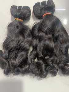 100 pour cent de vrais cheveux naturels indiens bouclés bruts de qualité 15A paquets de cheveux humains vierges de vague de corps couleur de cheveux naturels approvisionnement en gros - Product Image 4