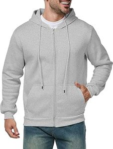 Sudaderas Casuales de Invierno para Hombre, Color Sólido, Poliéster/Algodón, Felpa, Corte Regular con Diseño de Bolsillo, Ecológicas, de Secado Rápido y Transpirables - Product Image 4