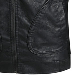 Veste de moto en cuir élégante pour hommes la plus vendue au meilleur prix, différentes couleurs disponibles - Product Image 2