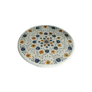 โต๊ะกาแฟ/โต๊ะรับประทานอาหารหินอ่อนสีขาวทันสมัยสำหรับบ้านห้องนั่งเล่นห้องครัวและห้องนอนใช้เฟอร์นิเจอร์วัสดุแก้ว - Product Image 3