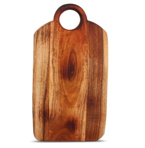 Cao cấp truyền thống hình chữ nhật bằng gỗ thớt Board với phong cách xử lý lỗ cho chức năng nhà bếp công cụ và thực phẩm phong cách - Product Image 1