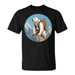 T-Shirt Promozionale con Orso Polare per Escursionismo e Alpinismo - Product Image 2