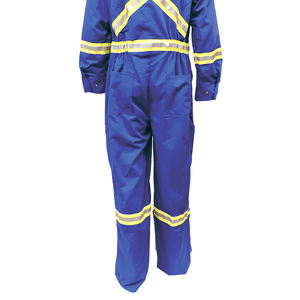 Vêtements de travail personnalisés les plus vendus pour hommes, uniforme en polyester au design unique avec poches imperméables pour une utilisation en usine - Product Image 4