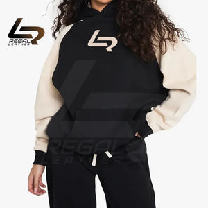 OEM Sweats à capuche en polaire de haute qualité personnalisés pour les femmes col à capuche brodé en 3D avec logo avant pour l'hiver - Product Image 1