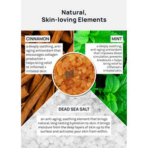 A3shop AOA Studio Sel de Bain Naturel Parfum Cannelle avec Jasmin Rose Lavande Nettoyage Corporel Sel Marin Minéral - Product Image 1