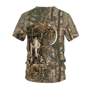 Camisetas de caza de diseño profesional para hombres, nuevo estilo, buena venta, hecho a medida, algodón, ligero, manga corta, impermeable - Product Image 2