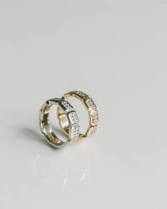 925 เงินสเตอร์ลิง Moissanite เครื่องประดับ Eternity Band เพชรหมั้นแหวนแต่งงานวางซ้อนกันได้แหวนทองเครื่องประดับผู้หญิง - Product Image 4